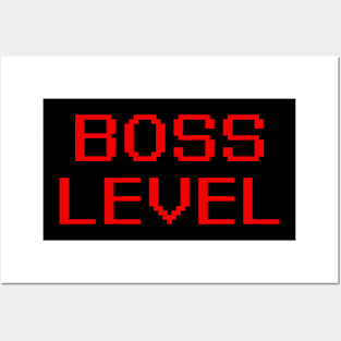 Boss Level Posters and Art